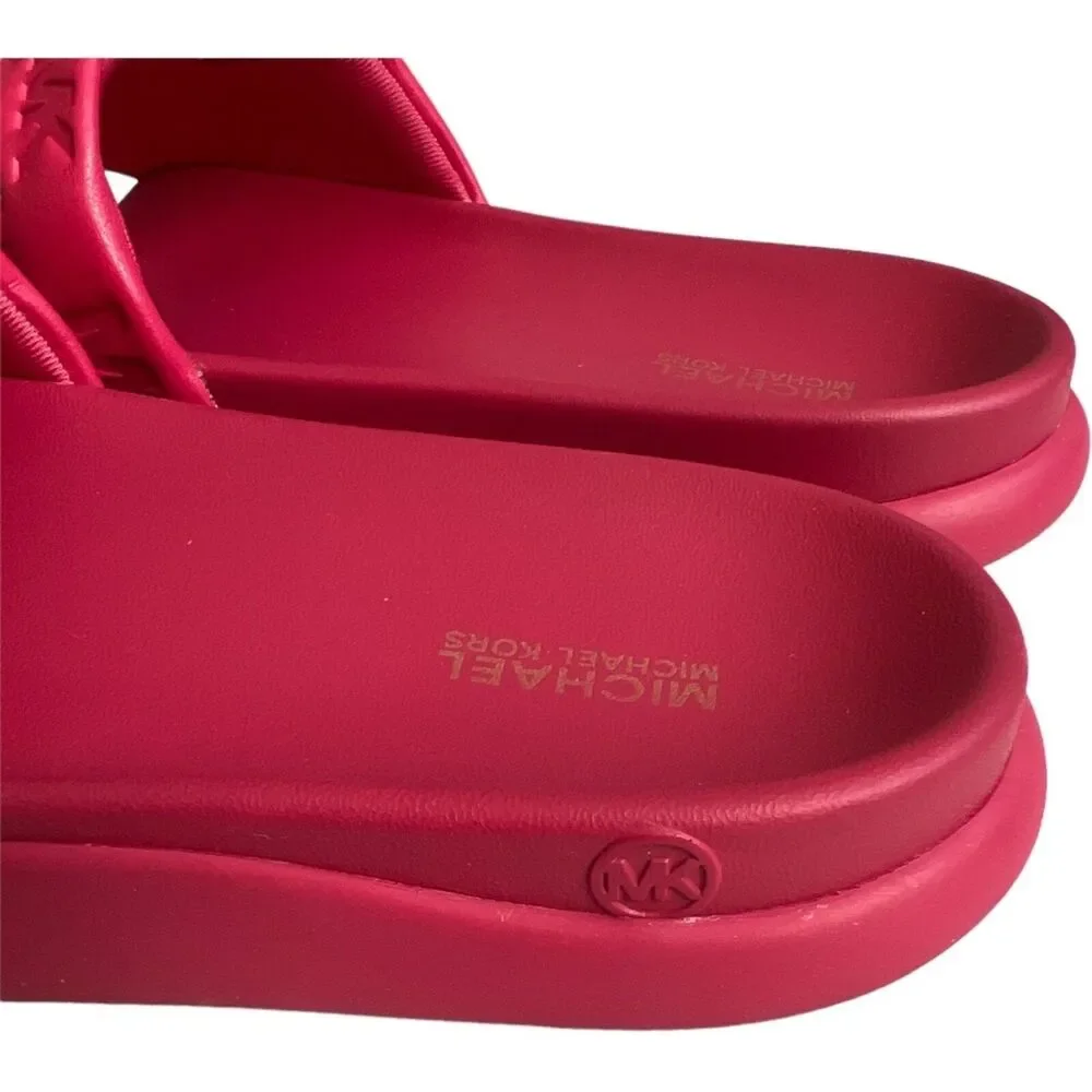 Michael Kors Rubin Red Finnie Slide Sandals, US7